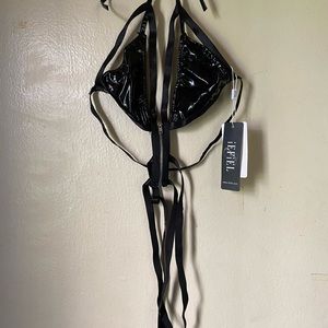 Patent Leather Bralette